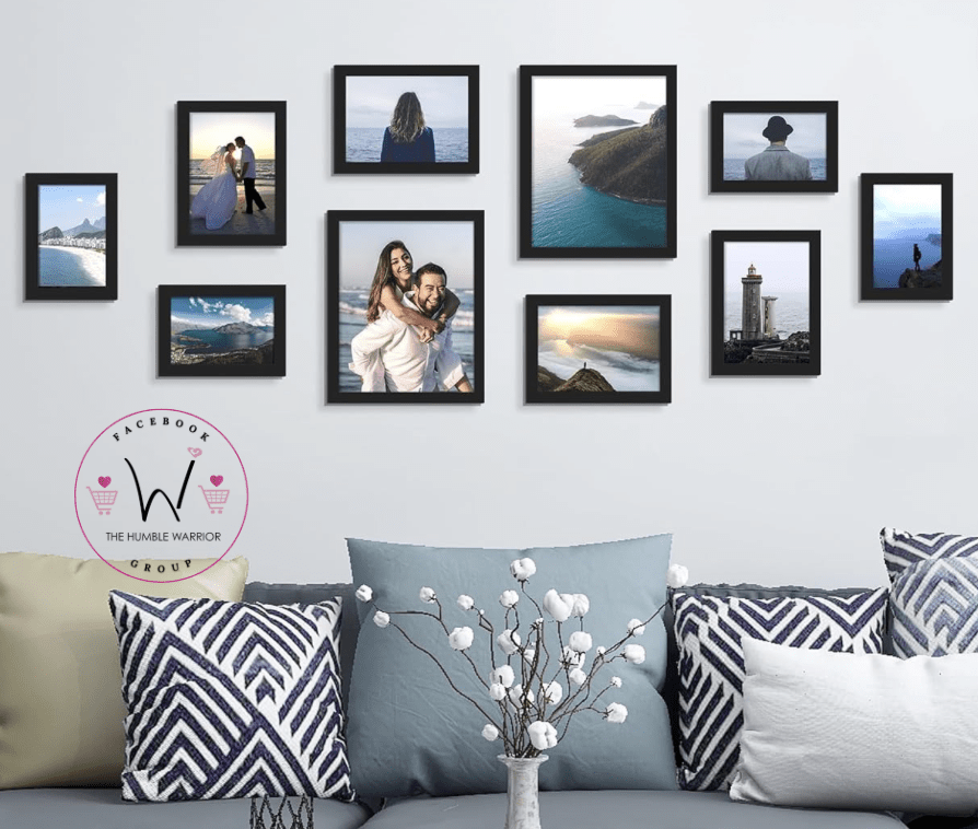 Ten Pack of Glass Picture Frames!